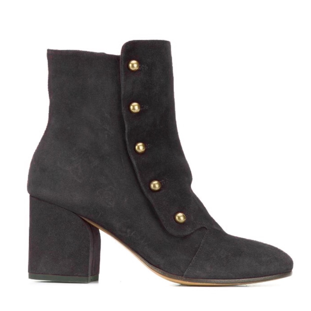 OFFICINE CREATIVE Lou Suede Boots in Black